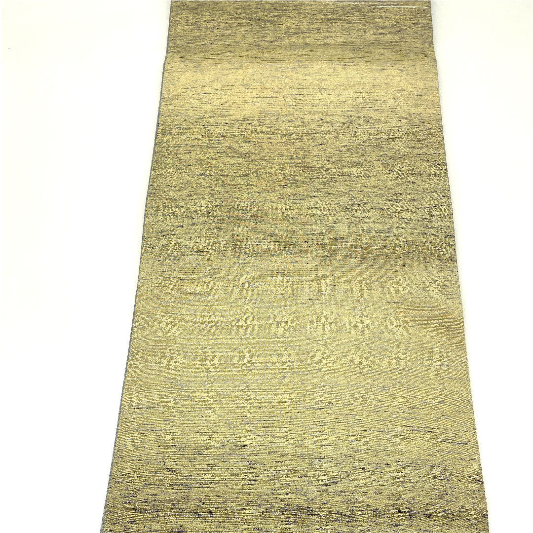 Fukuro Obi (Bag) with Gold Thread by Kondo Yuzo, Length 438cm, Pure Silk, S Rank, Six-Way, Formal, Gold, 1123004622321