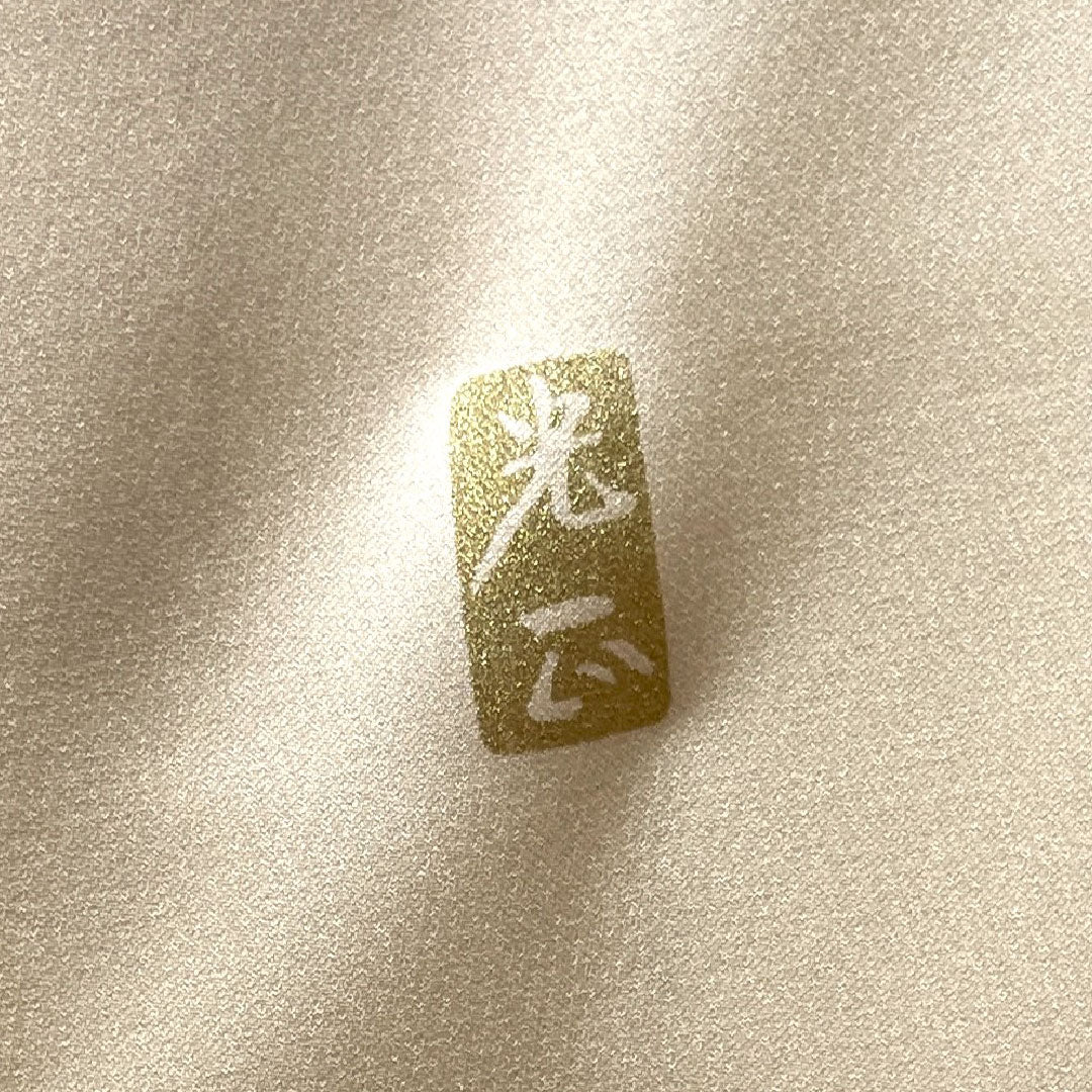 色留袖 身丈161.5cm 裄丈65.5cm 袷 和田光正 金彩友禅 薄肉色 時代風景模様 正絹 Sランク 一つ紋 クリーム系 1111000662415