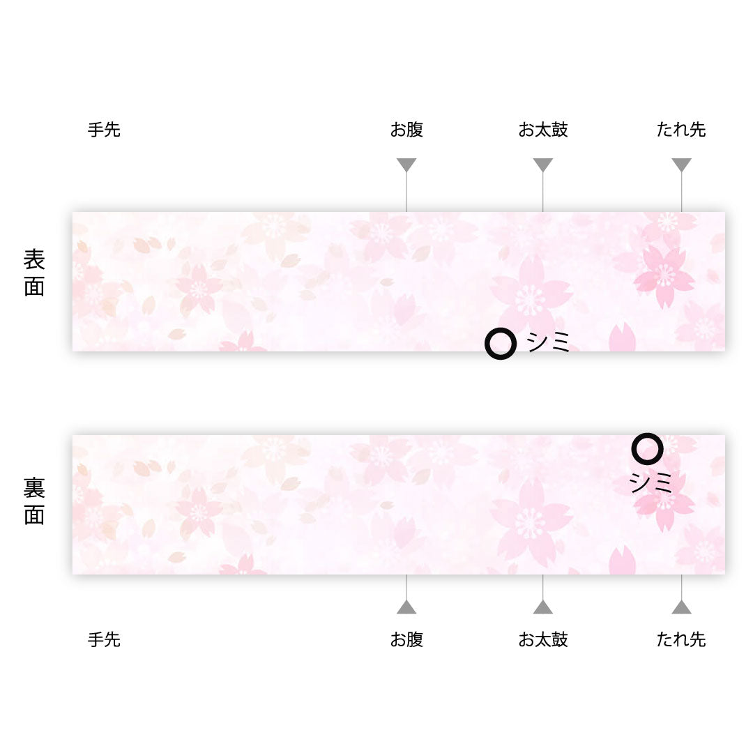 Nagoya obi with floral pattern, stencil dyeing, dyed obi, length 361.5cm, pure silk, A rank, point pattern, casual, red, 1124001883312, Nagoya style