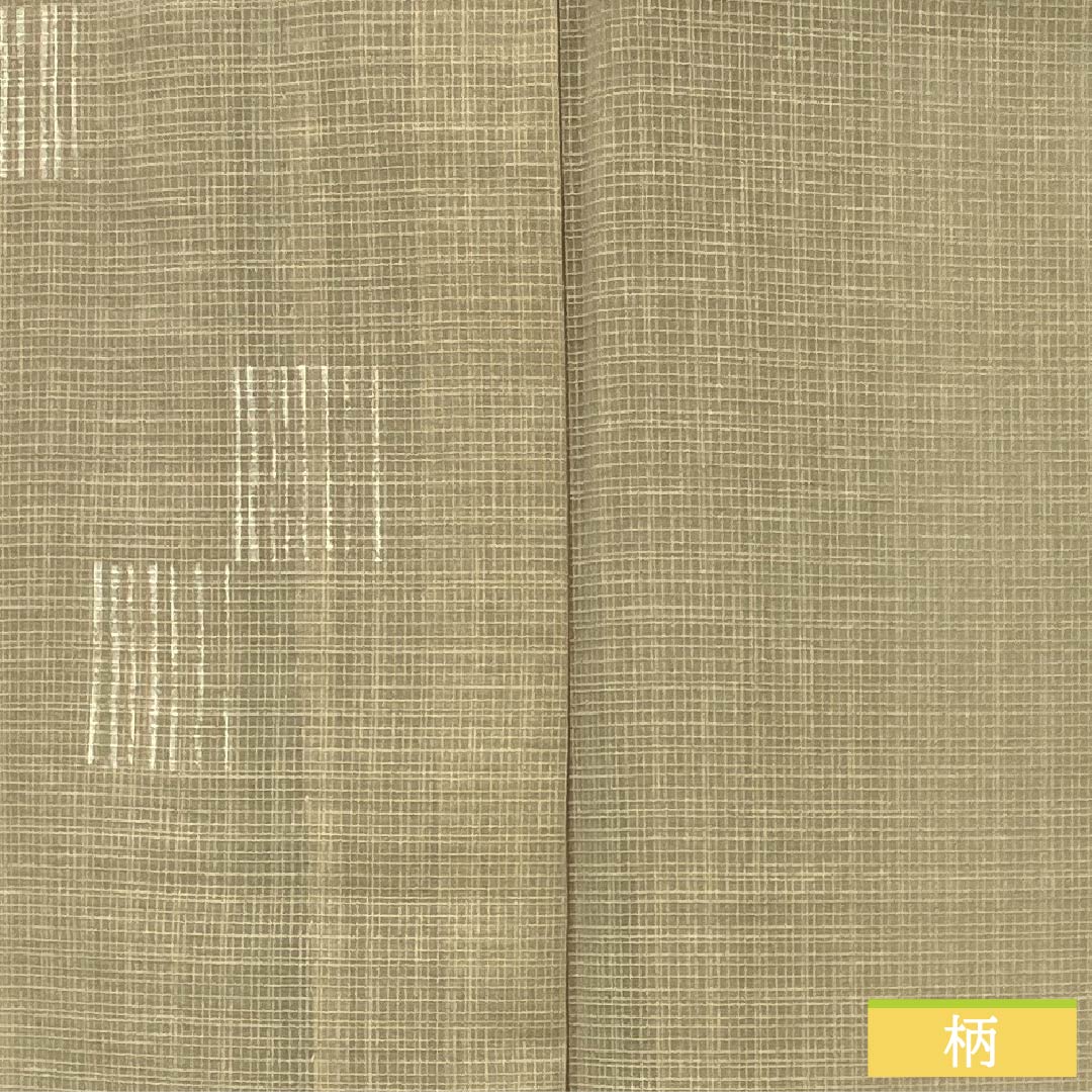 Summer kimono, polyester, small pattern, length 152.5cm, sleeve length 64cm, linen color, geometric pattern, washable, gauze, beige, S rank, product number 1132002672225