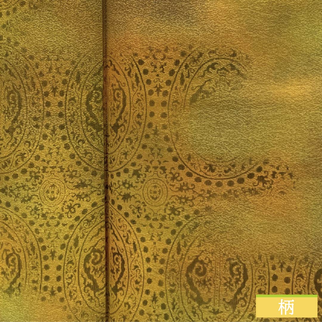 Silk Hōmongi, Rank A, Lined, Length 156cm, Sleeve-to-Sleeve 58.5cm, Bokeh-dyed, Abstract Pattern, Tsukesage, Gradation, 1112007563399