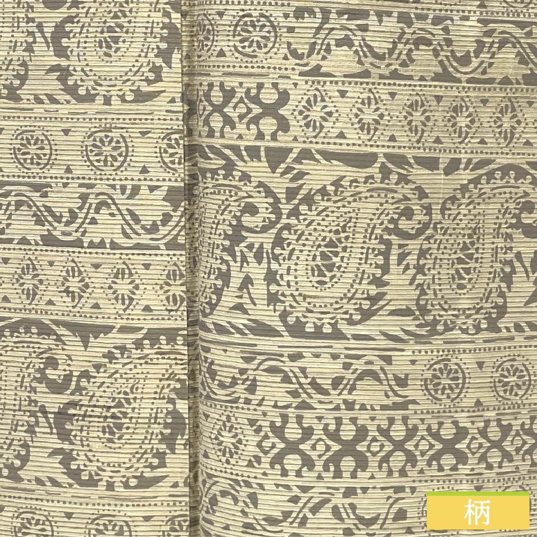 Komon silk S-rank kimono, length 160cm, sleeve length 65.5cm, lined, Tokyo white-brown (Tokyo shirachairo), paisley pattern, tsumugi fabric, silk guard, beige, product number 1115006772425