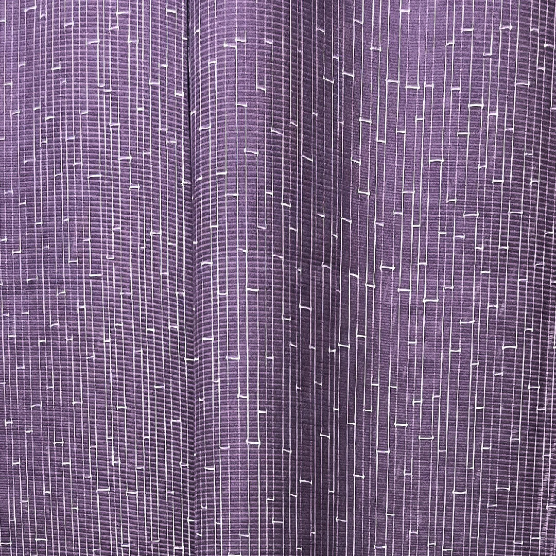 Summer pure silk komon length 155.5cm sleeve length 62.5cm pale purple (poppy purple) bamboo silk S rank purple 1132000582320
