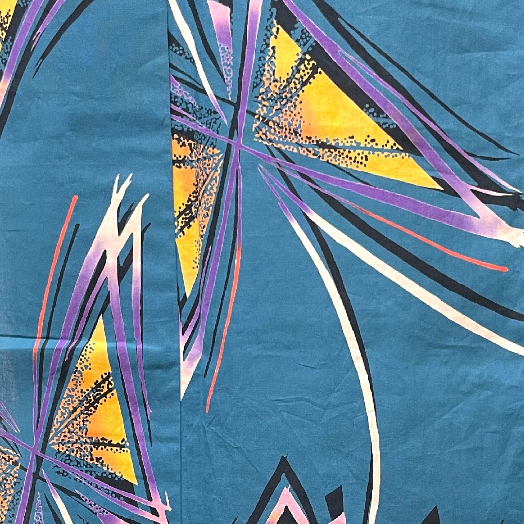 Yukata Rust Light Blue Butterfly Cotton S Rank Single Layer Length 167cm Sleeve Length 68.5cm Blue 1118004282517