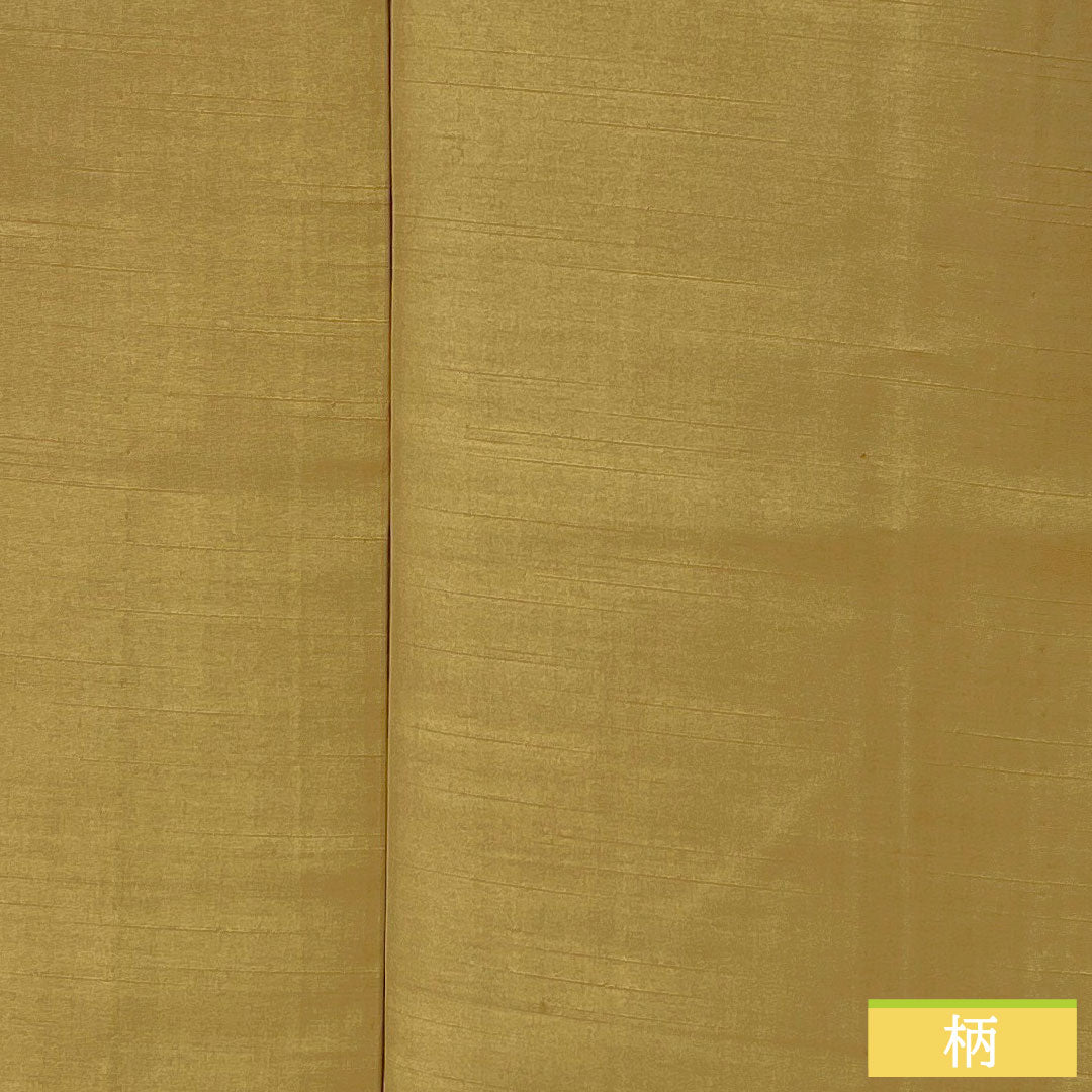 色無地 正絹 身丈169.5cm 裄丈65.5cm 枯野色(かれのいろ) 紬地 単衣 Sランク 茶系 1114001542514