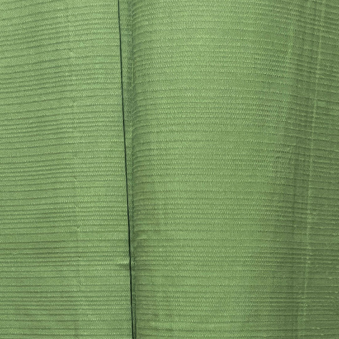 Summer item, pure silk, plain color, length 162.5cm, sleeve length 66cm, bamboo color, plain color, silk, A rank, green, 1132001073419