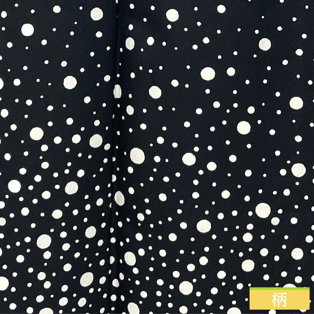 Homongi (Homongi), Polyester, Grade A, Single-Layer Kimono, Length 154.5cm, Sleeve Length 63cm, Dot Pattern, Washable, Monochrome, Product Number: 1112006153227