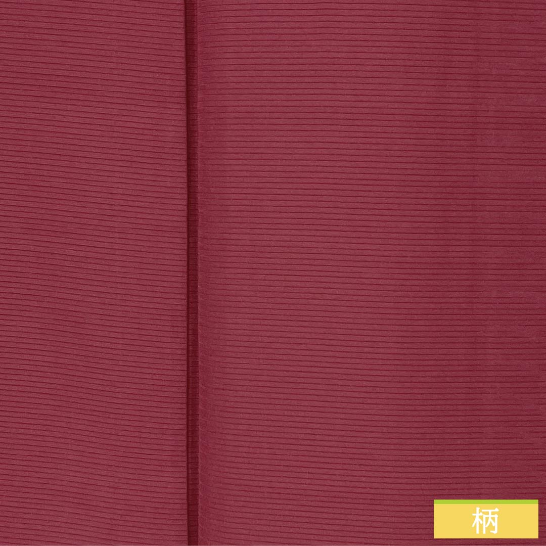 Summer Silk Iromuji Kimono, Rank A, Length 160cm, Sleeve-to-sleeve 66cm, Deep Red, Plain, Maruni Kikyo Mon (family crest), Hitotsumon, Ro weave, Red family, 1132003503412