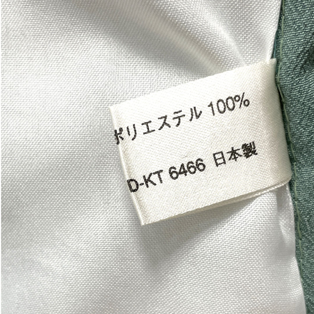 色無地 ポリエステル 錆青磁色 洗える着物 素無地 組み井桁 身丈166cm 裄丈68cm 袷 Aランク 緑系 1114000773519