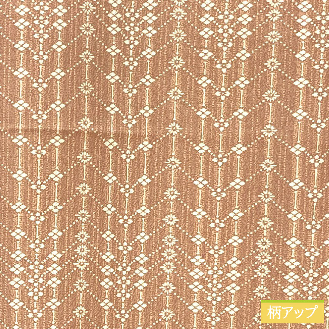 Komon (small pattern) kimono, pure silk, A rank, length 144.5cm, sleeve length 60.5cm, single layer, Saga-nezuiro (Saga-nezu-iro) color, geometric pattern, pink, product number 1115007623113