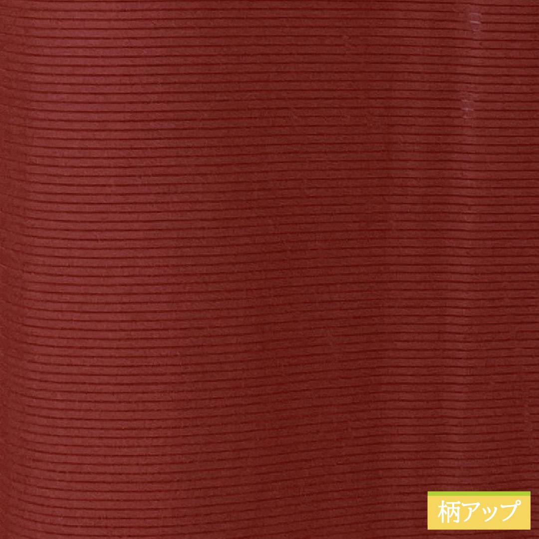 夏物 正絹 色無地 Sランク 身丈155.5cm 裄丈66.5cm 牛血紅色(ぎゅうけつこういろ) 丸に梅鉢 一つ紋 絽 赤系 1132003682312