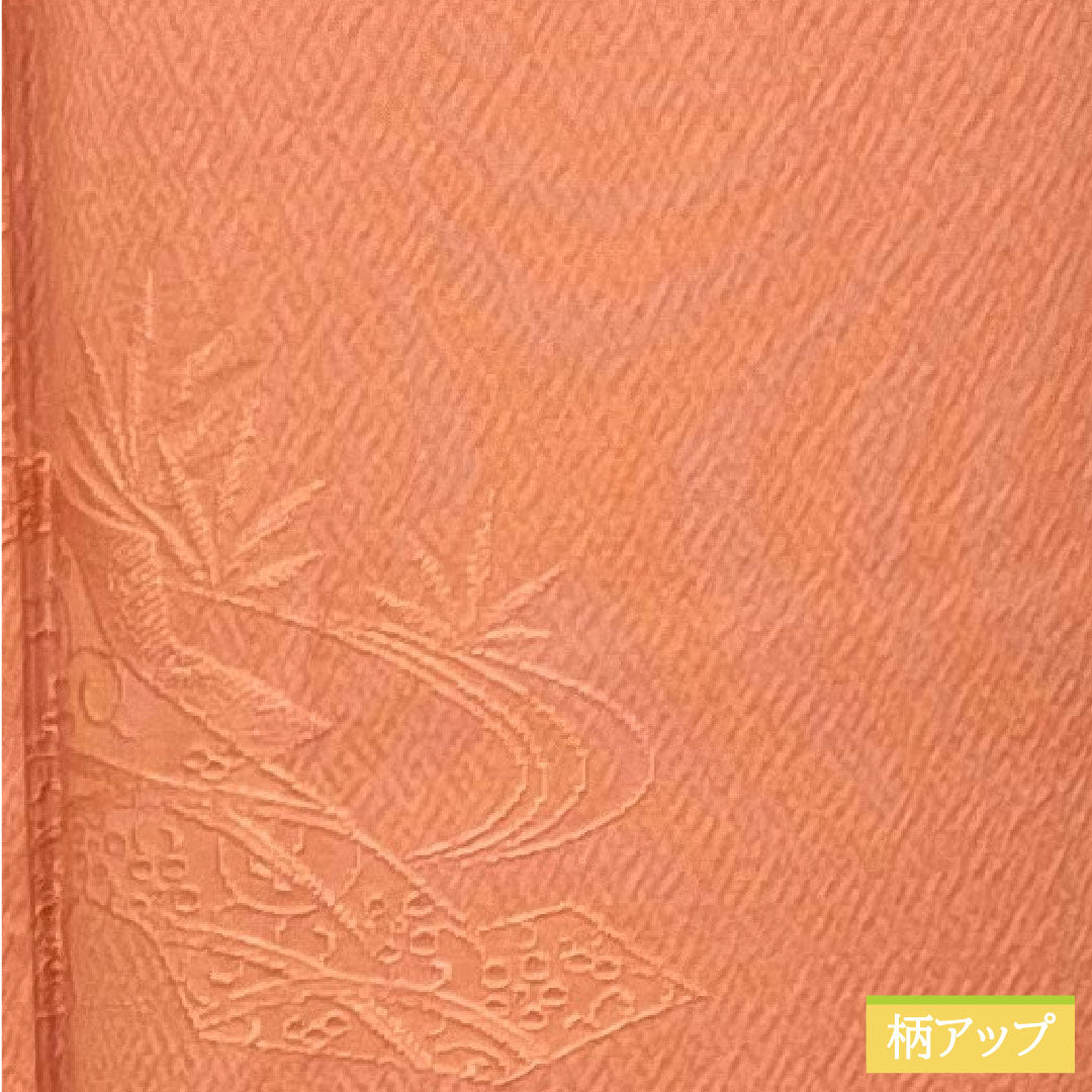 色無地 正絹 身丈156cm 裄丈63cm 薄紅梅色(うすこうばいいろ) 袷 Sランク ピンク系 1114001172313