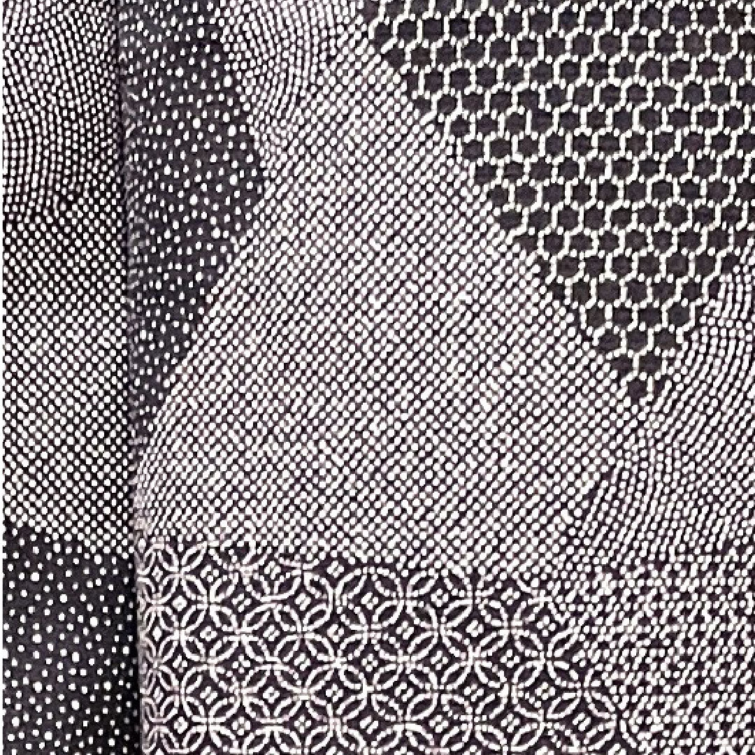 Summer kimono, polyester, komon, length 158cm, sleeve length 62cm, purple, washable kimono, Edo komon, silk, S rank, purple, 1132000722320