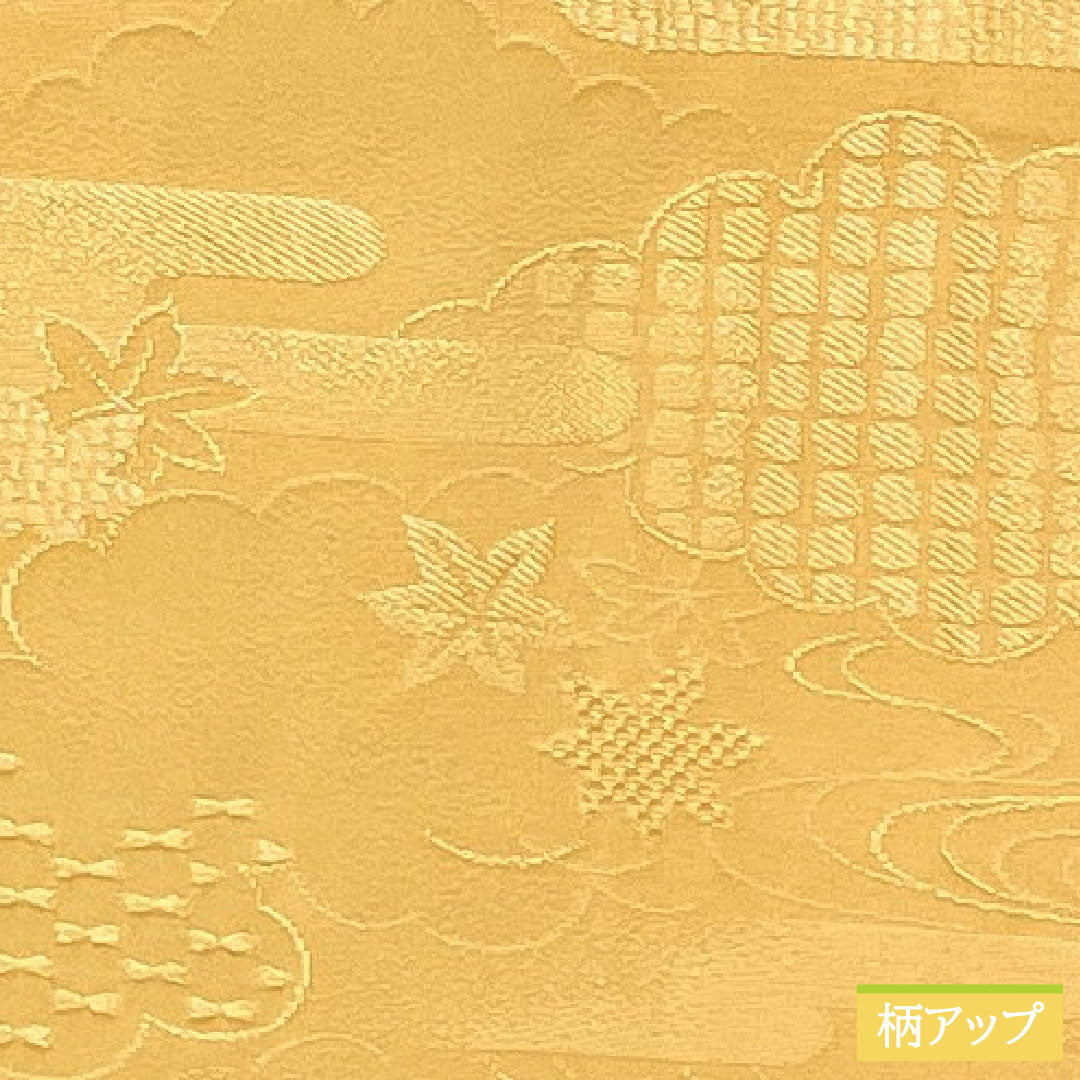 Plain color, pure silk, length 160.5cm, sleeve length 65cm, light persimmon color, one crest, snowflake and ivy, with basting thread, lined, S rank, orange, 1114001642426