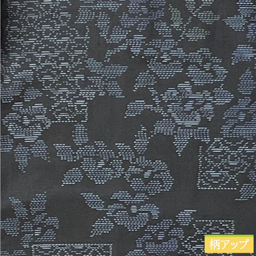 Haori (Japanese traditional kimono jacket) made of pure silk, S-rank, with a floral design by Murayama Oshima, length 75.5cm, sleeve length 62.5cm, and a black, lined lining. Includes a haori cord. Product number: 1117001352910