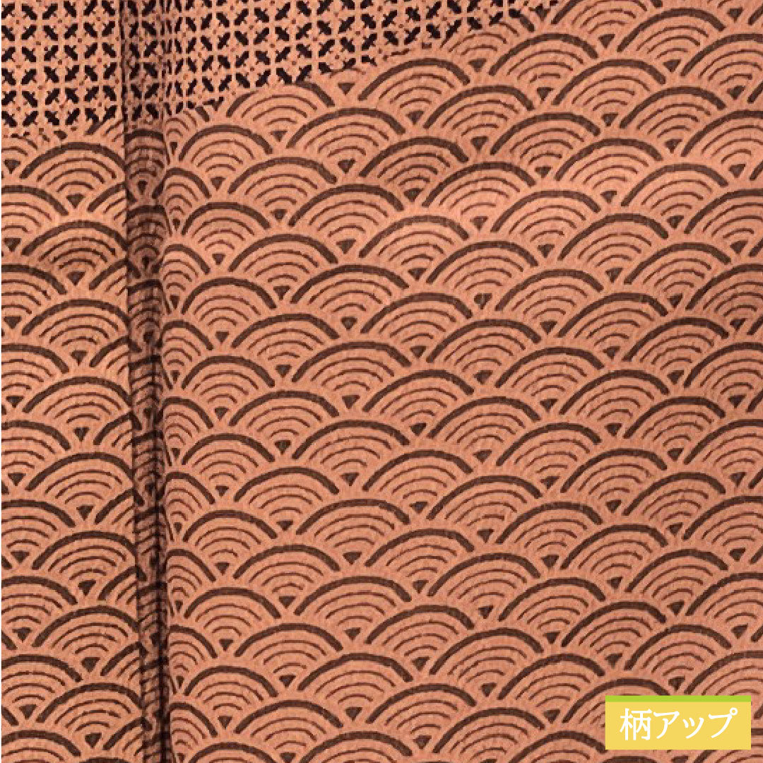 Homongi, pure silk, lined, length 155.5cm, sleeve length 63.5cm, red dye, stencil dyeing, split pattern, layered collar, S rank, purple, 1112004792320