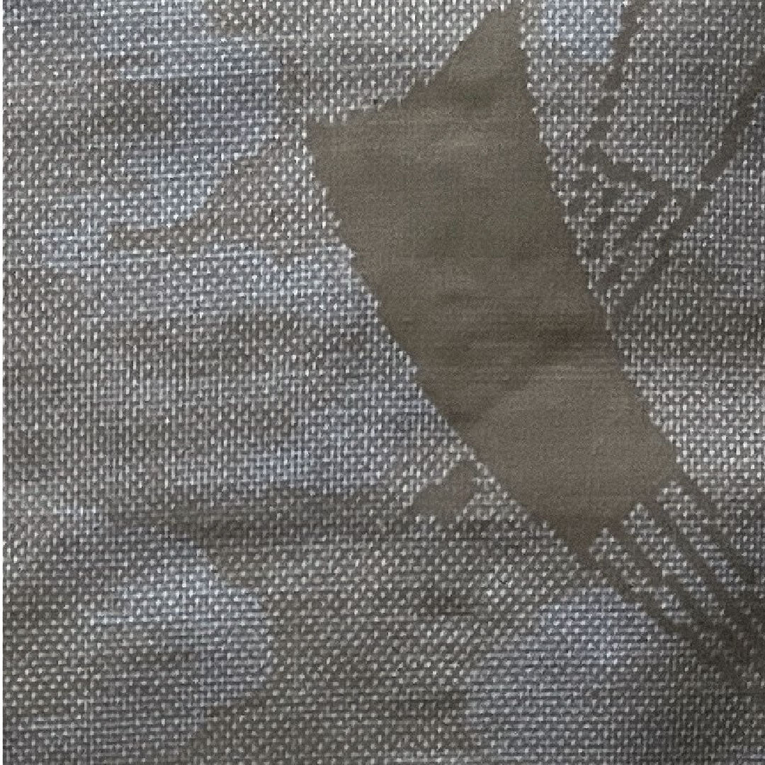 Oshima Tsumugi, Length 164cm, Sleeve length 62cm, Warp and weft ikat, Fan, Pure silk, A rank, Lined, Navy blue, 1116002623418