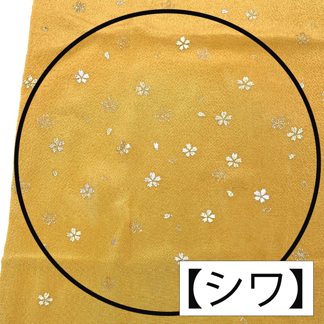 (Like new) S-Rank Silk Obijime and Obiage Set, Carrot and Forget-Me-Not Green, Approx. 160cm Long, Approx. 1cm Wide, Casual, Yellowish, Product Code: 1141000072323