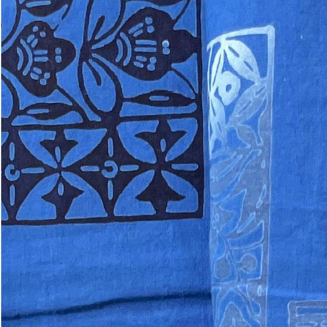 Yukata, blue, abstract pattern, cotton, S rank, single layer, length 159cm, sleeve length 66.5cm, blue, 1118002422317