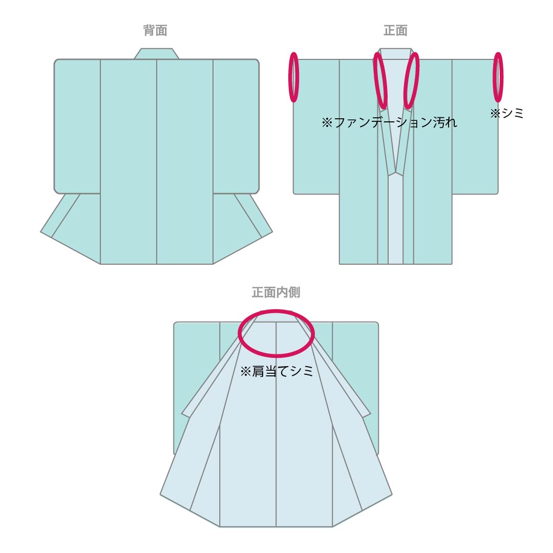 浴衣 木綿 Bランク 身丈154cm 裄丈65cm 白色 波 型染 単衣 白系 1118007034211