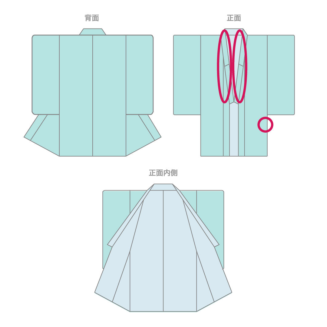 Komon Length 155cm Sleeve length 63cm Awase All tie-dye Plum Flowing water Pure silk A rank Gradation 1115003093399