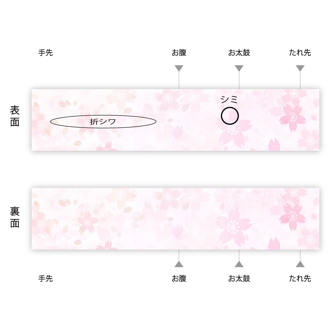 袋帯 薄梅鼠色(うすうめねずいろ) 絞り 花更紗 帯丈436cm 正絹 Aランク ポイント柄 カジュアル ピンク系 1123002933313