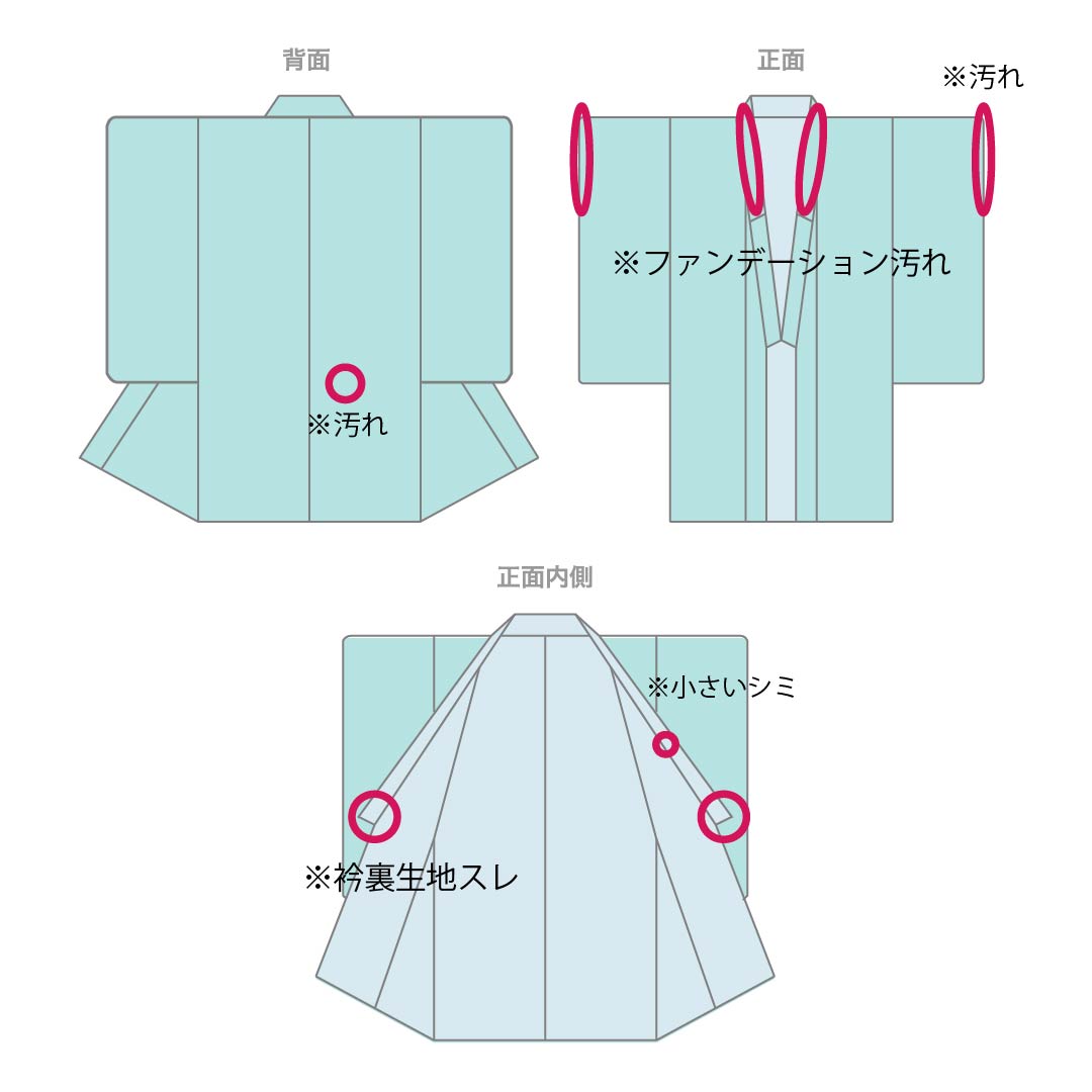 夏物 正絹 色無地 身丈161cm 裄丈63cm 竪絽 ぼかし染 うそつき襦袢 絽 Aランク 黒系 1132002723410
