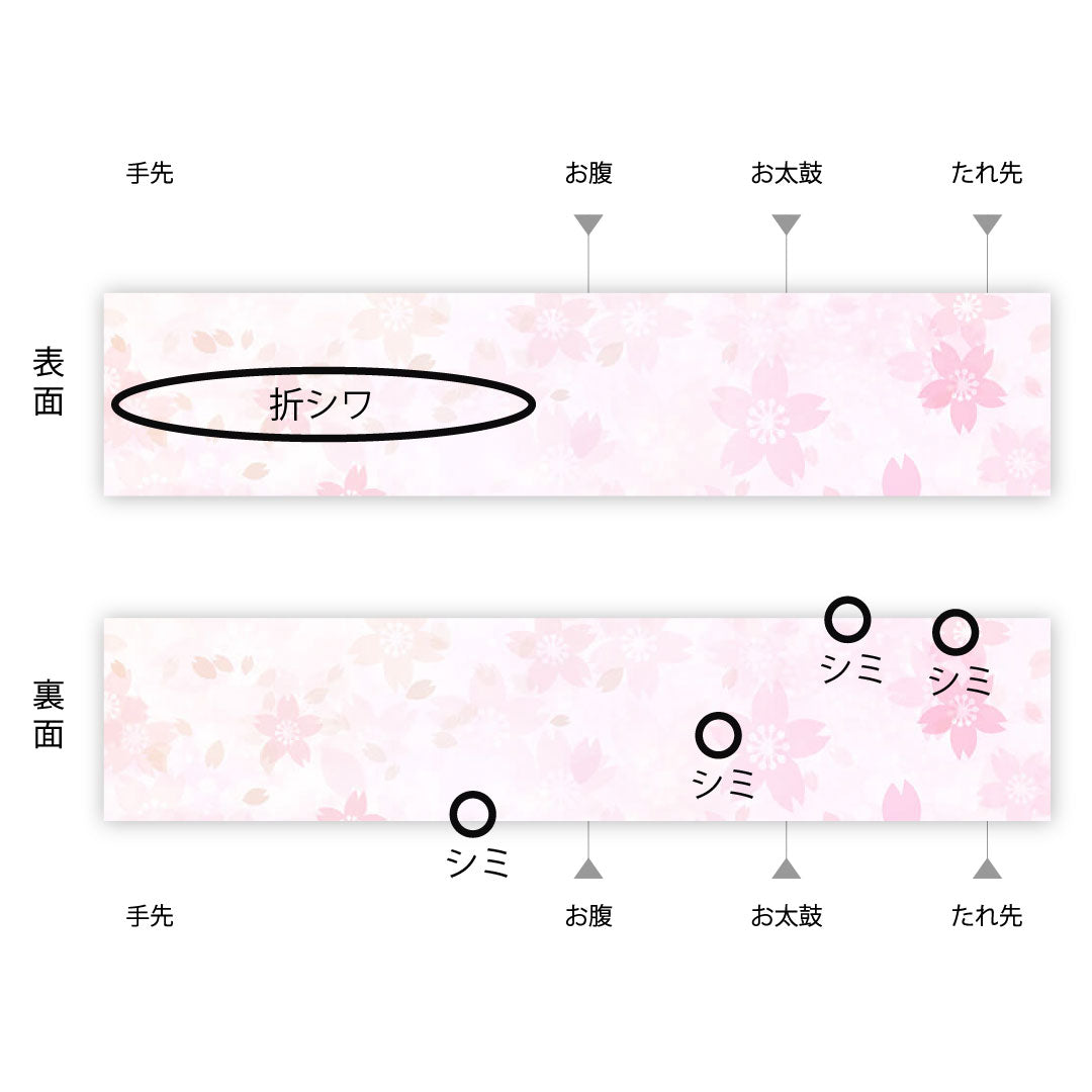袋帯 蝶 波模様 草花模様 有職波桜文 帯丈428cm 正絹 Aランク 六通 フォーマル 金系 1123004363321
