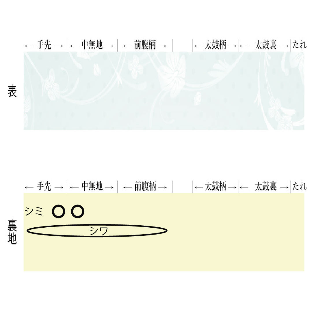 袋帯 正絹 Aランク 菱格子 西陣織 桜 帯丈444cm 全通 フォーマル 黒系 1123016243310