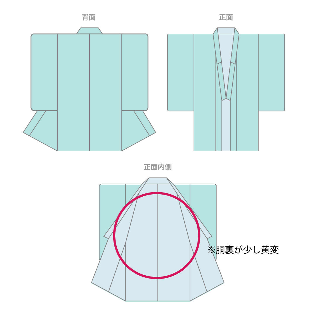 Murayama Oshima Length 148cm Sleeve length 62.5cm Geometric pattern Pure silk A rank Awase Black 1116001953110