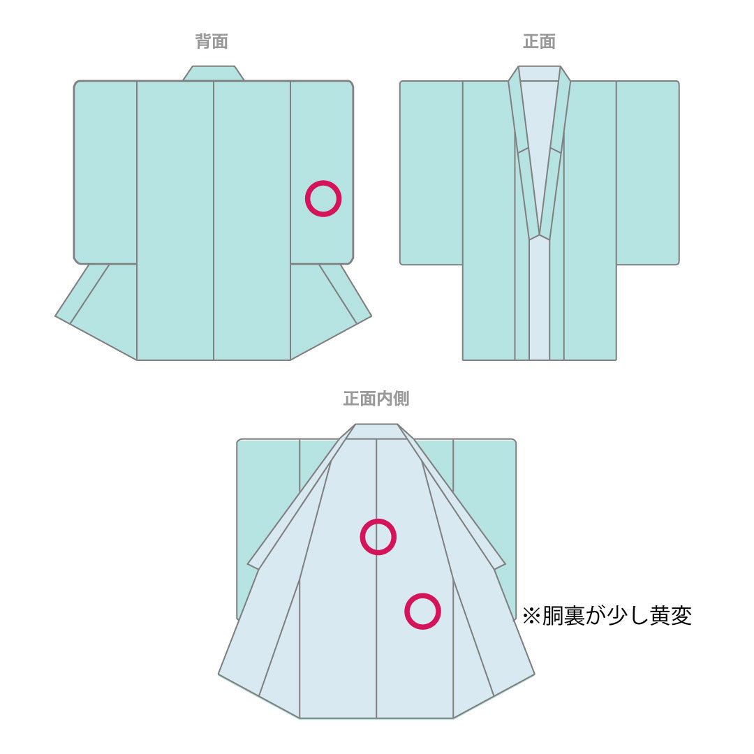 Small pattern, Length 154.5cm, Sleeve length 60.5cm, Lined, Blue-brown, Stencil dyeing, Floral pattern, Pure silk, A rank, Navy blue, 1115002293218