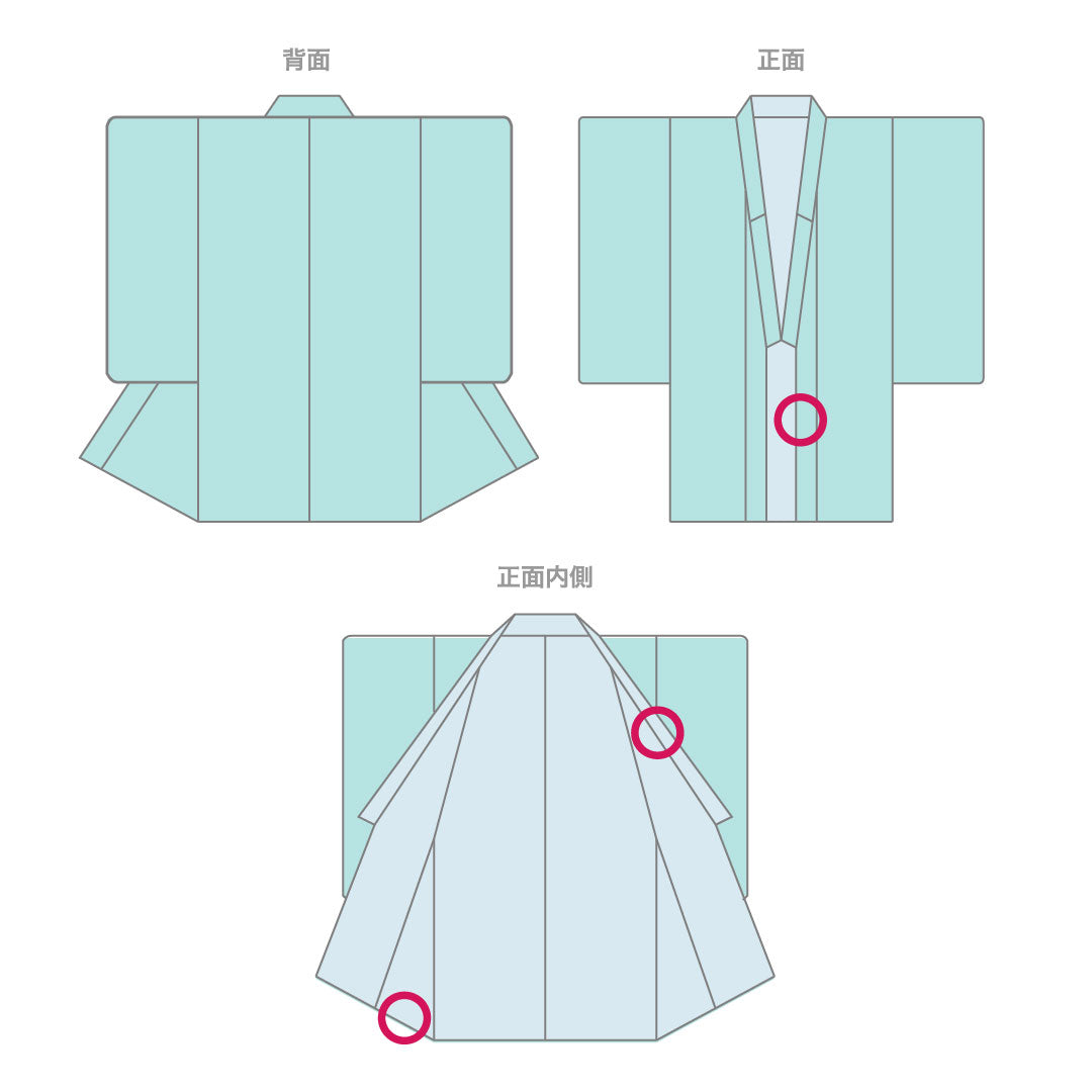 Komon, pure silk, length 165.5cm, sleeve length 66cm, lined, geometric pattern, A rank, black, 1115004713510