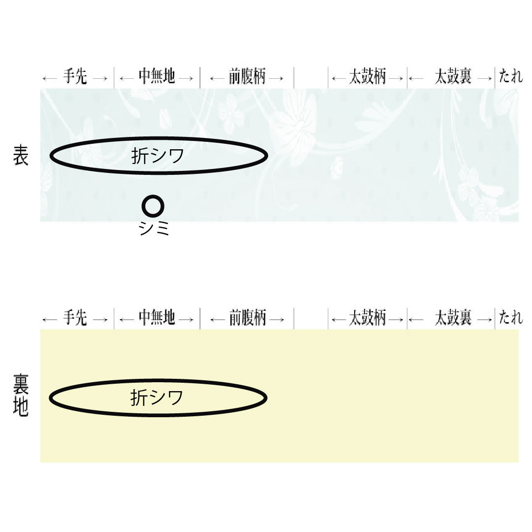 Fukuro Obi (sash), pure silk, A-rank, Nishijin-ori (woven fabric), Reimei Manzan, by Tamaki Bijutsu Orimono, 420cm long, six-pass, semi-formal, white, 1123016523311
