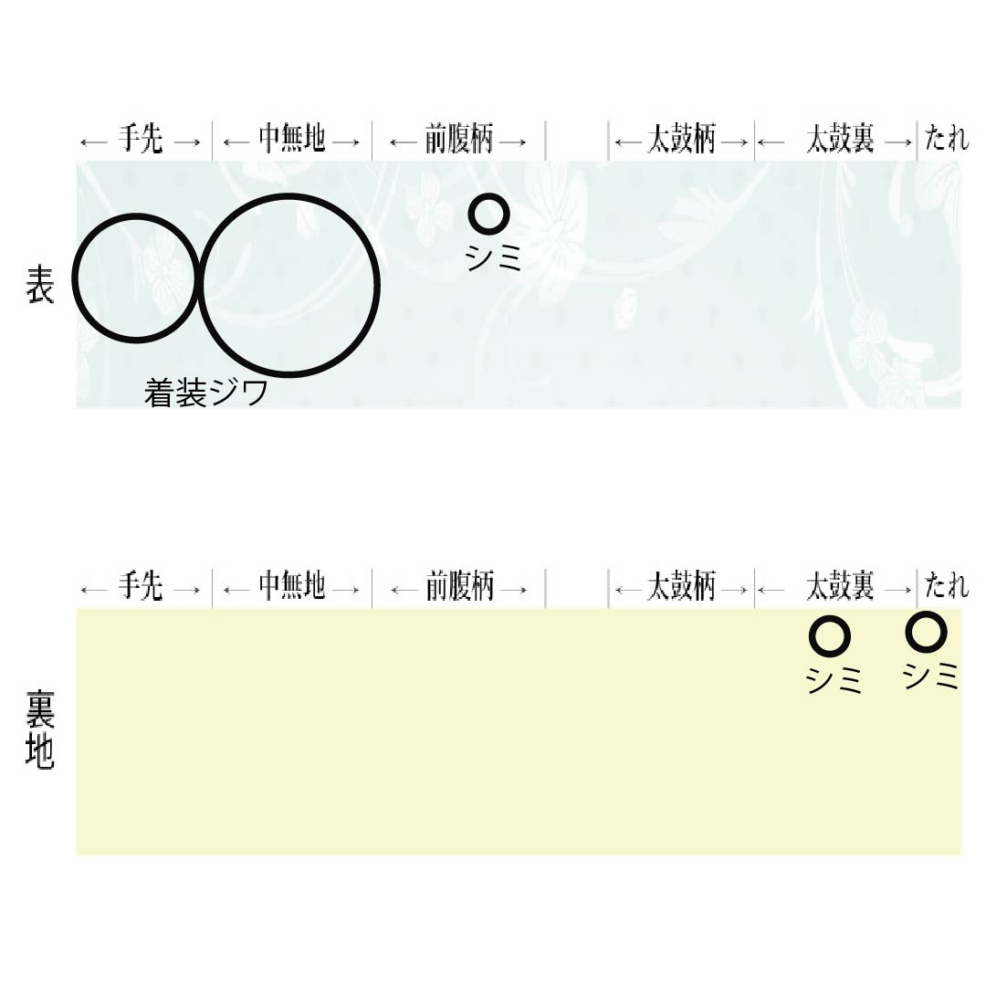 名古屋帯 正絹 Aランク 組紐模様 帯丈356cm ポイント柄 セミフォーマル 金系 1124010633321 名古屋仕立て