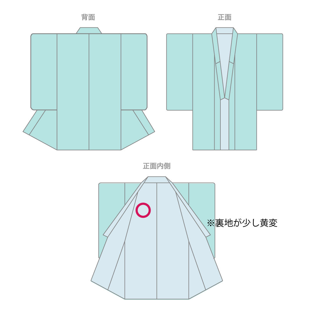小紋 身丈161cm 裄丈64cm 袷 練色 草花模様 正絹 Aランク クリーム系 1115003123415