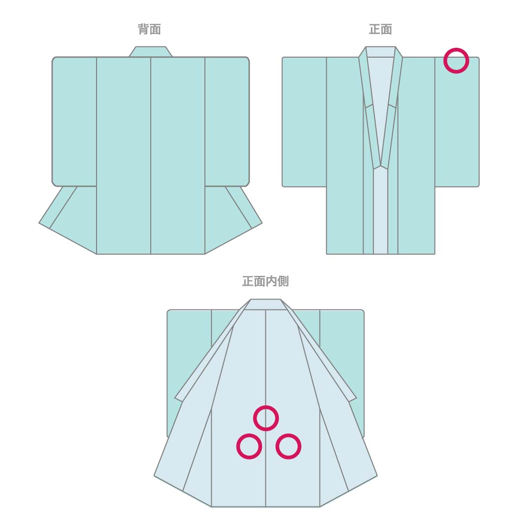 Small pattern kimono, polyester, length 157cm, Yuki length 64.5cm, lined, blurred dyeing, washable kimono, butterfly, A rank, gradation, 1115005033399