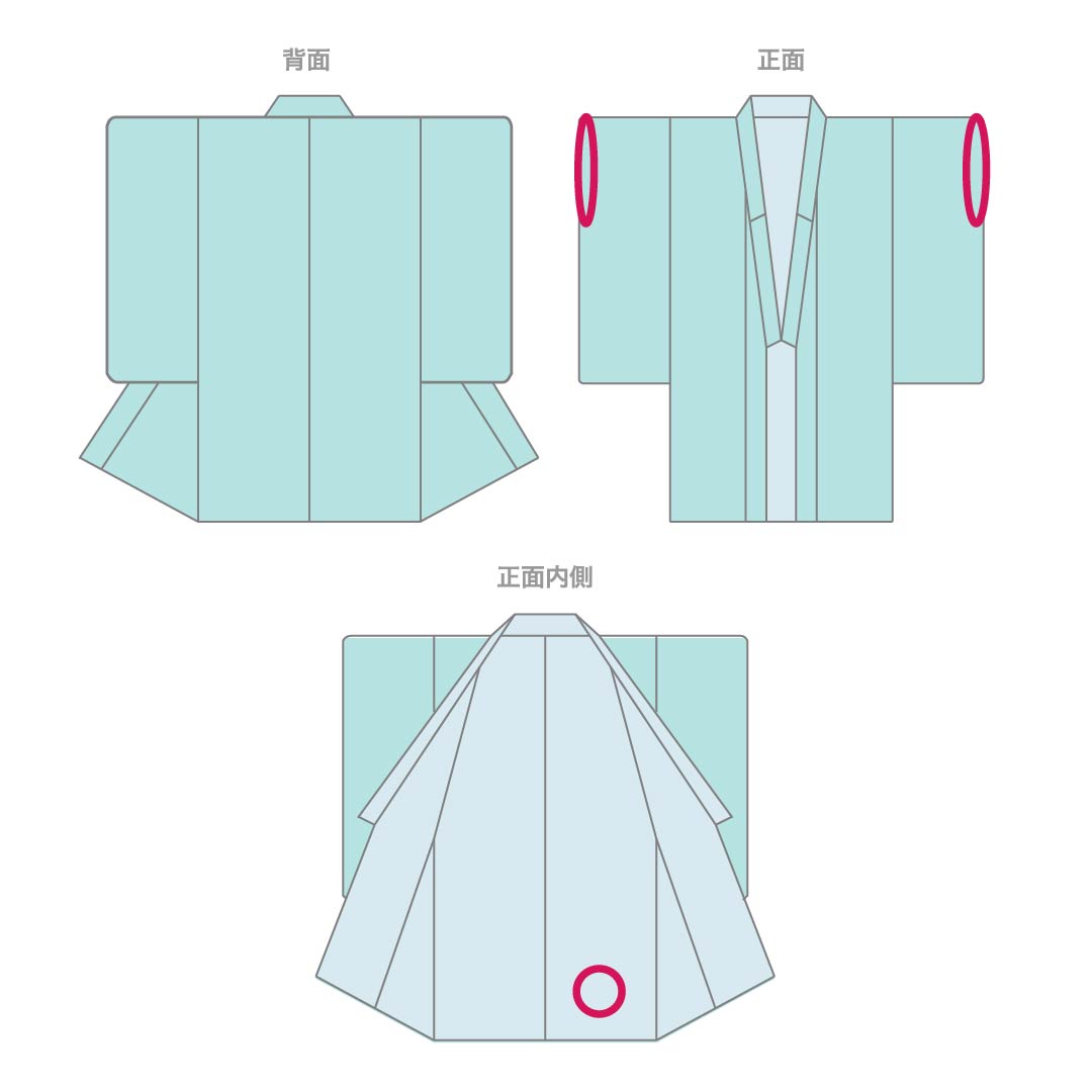 Nagajuban (long under-kimono), Polyester, Grade A, Length 115cm, Sleeve Length 61cm, Single-layer, Pale Pink (tankoshoku), Abstract Pattern, Half-collar, with Raising, Purple, 1129000783120