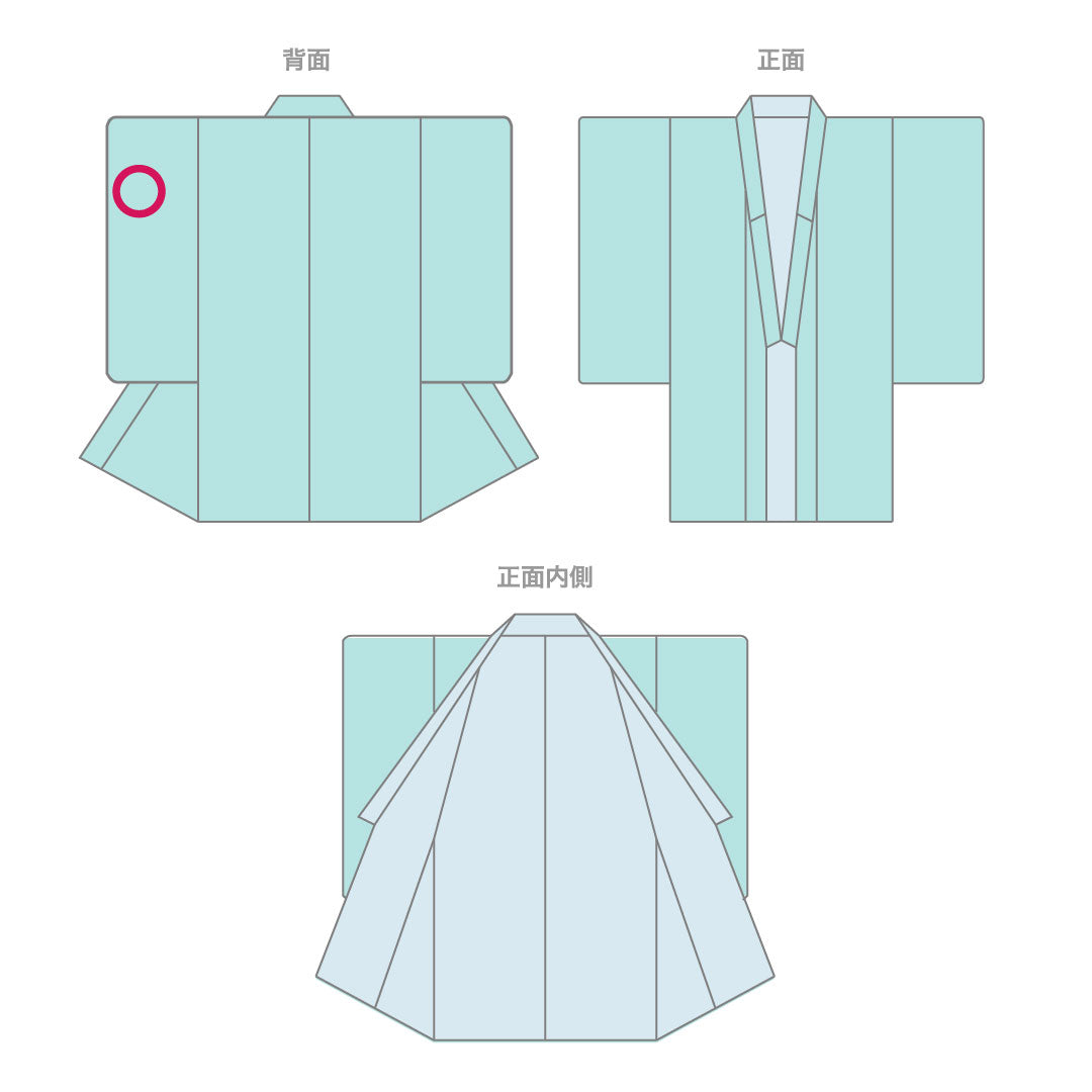 訪問着 正絹 袷 身丈161cm 裄丈66.5cm 青白磁色(せいはくじいろ) 京友禅 吉祥文様 Sランク 水色系 1112005792424