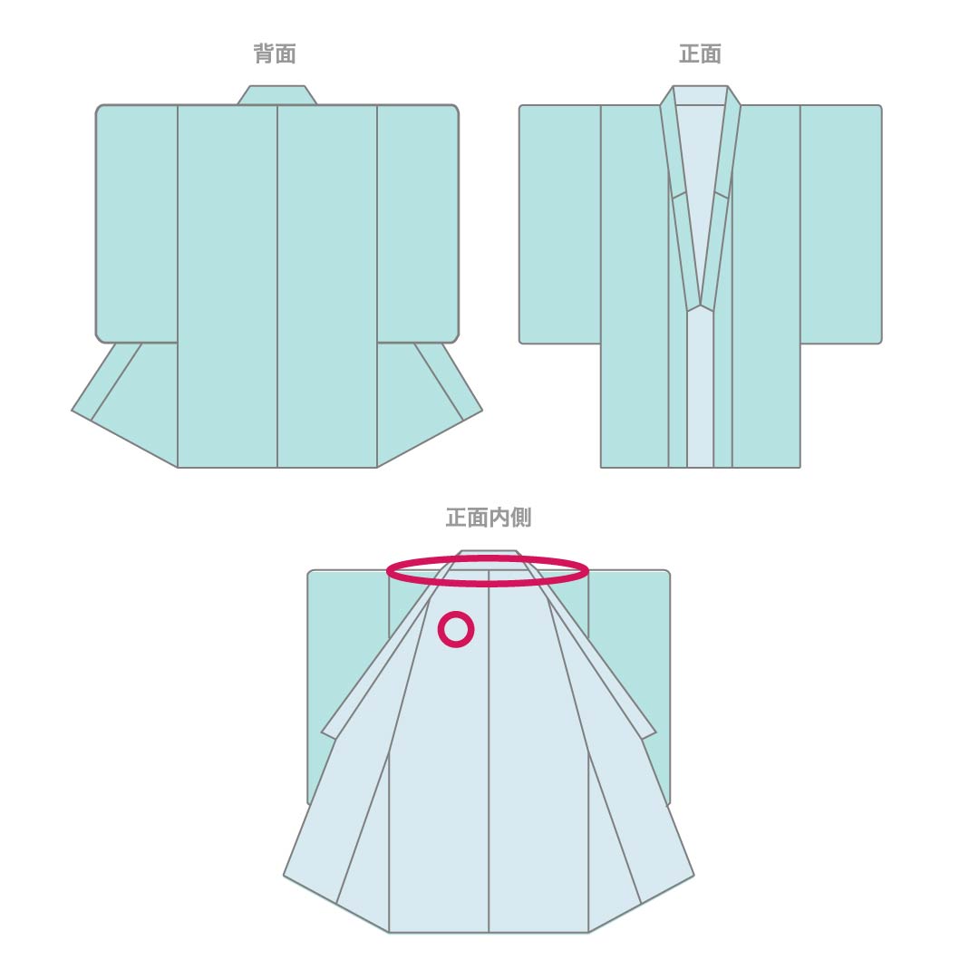 Men's Pure Silk A-Rank Kimono, Length 85cm, Sleeve Length 64.5cm, Oshima Tsumugi Silk, Geometric Pattern, Navy Blue, with Haori Cord, 1119000963118