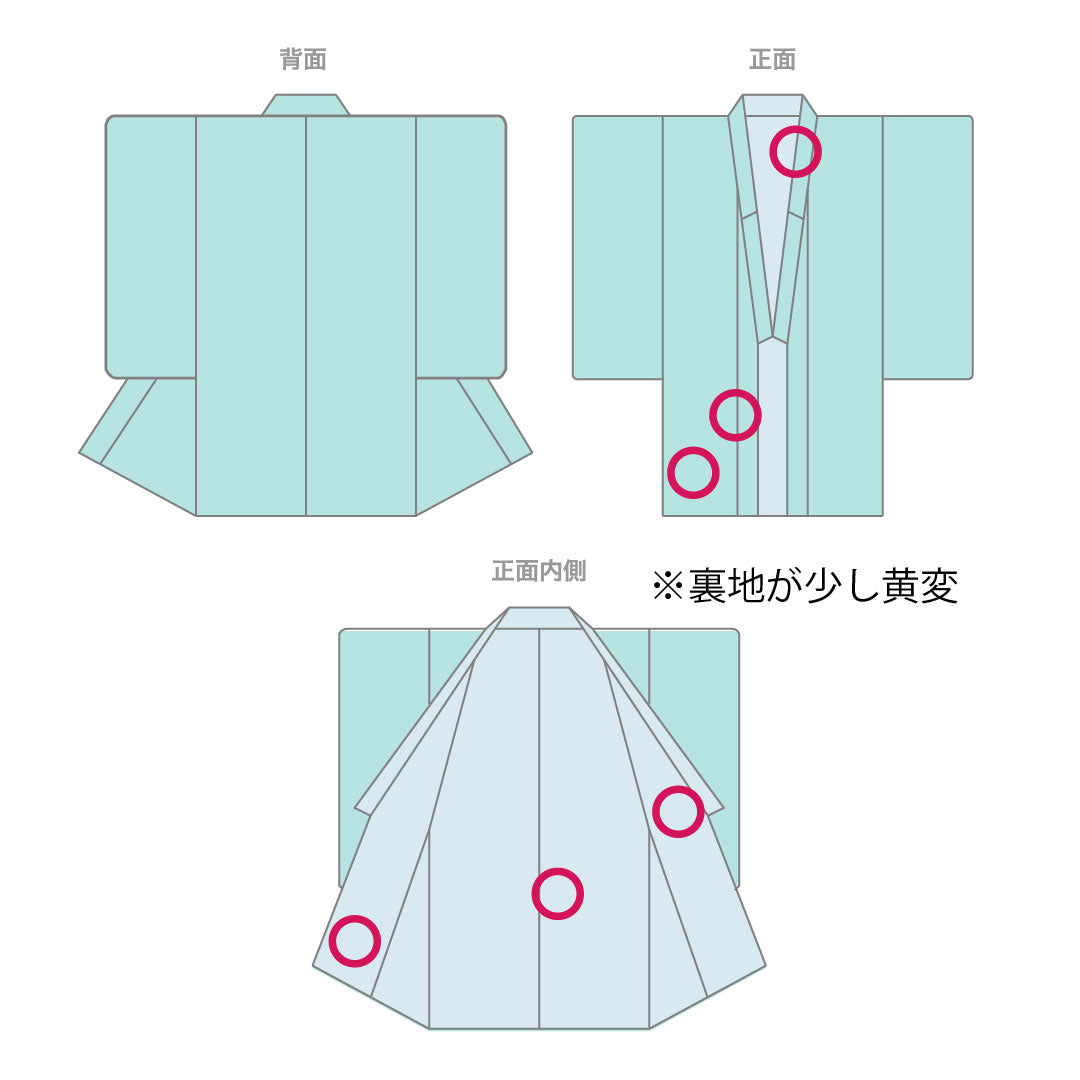 Small pattern, pure silk, length 163cm, sleeve length 63.5cm, lined, grape purple, all-dyed, Hikita-dyed, A-rank, purple, 1115004663420