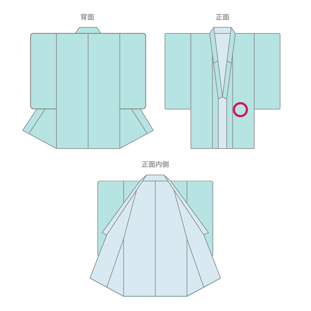 Men's Length 134cm Sleeve length 69.5cm Ushiku Tsumugi Hakusan Kobo Ichikawa Junichiro Yukiwa Pure silk S rank Awase Purple 1119000502320