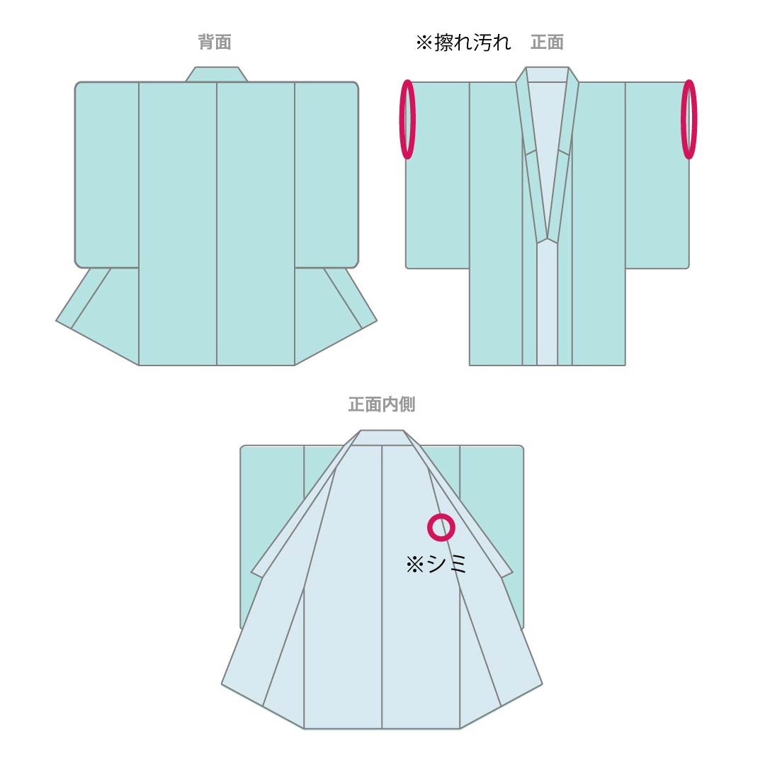 Komon (small pattern) pure silk, A-rank, length 155cm, sleeve length 62cm, lined, vertical stripes, classic gradient pattern, product number 1115006603399