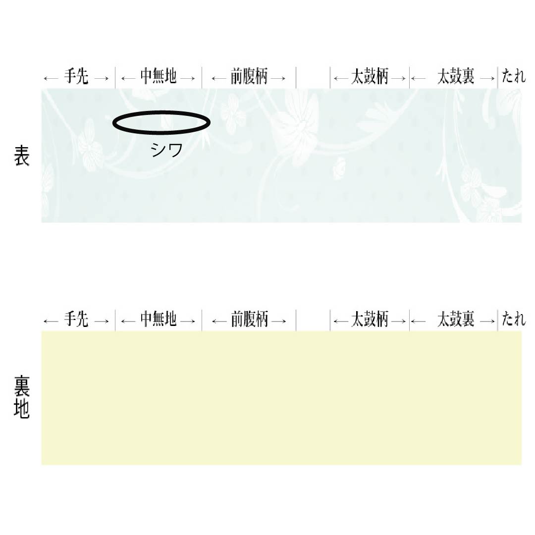 名古屋帯 東京白茶色(とうきょうしらちゃいろ) 抽象花模様 帯丈350cm 正絹 Sランク 六通 カジュアル ベージュ系 1124008012325 名古屋仕立て