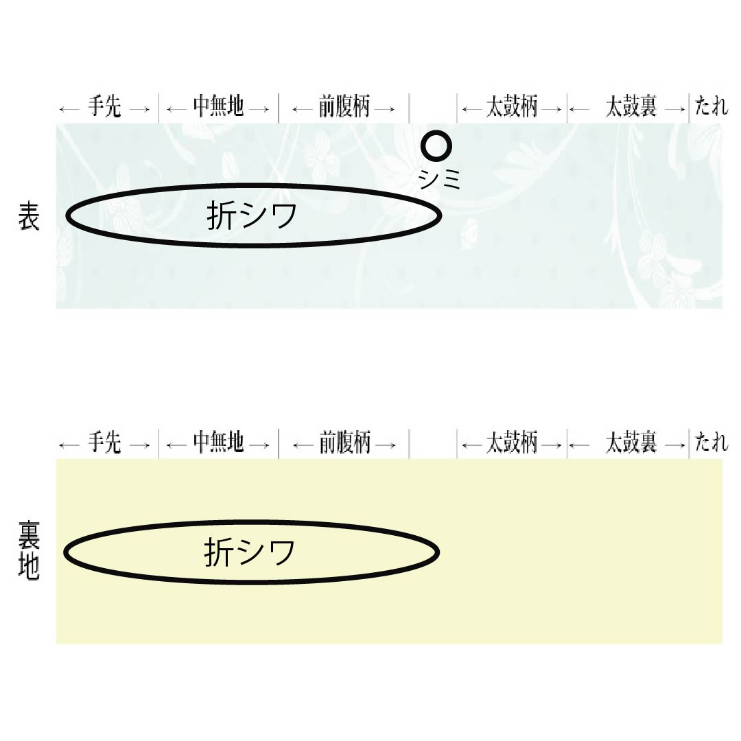 Fukuro Obi (sash), pure silk, A-grade, off-white, summer obi with a gold leaf pattern and flowing water design, hazy, 440cm long, six-pass, semi-formal, white, 1123015103311
