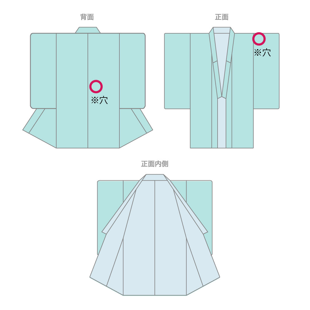 Men's silk, A-rank, length 104cm, sleeve length 67cm, black oak color (kurotsurubamiiro) with green undertones, product number 1119001563119