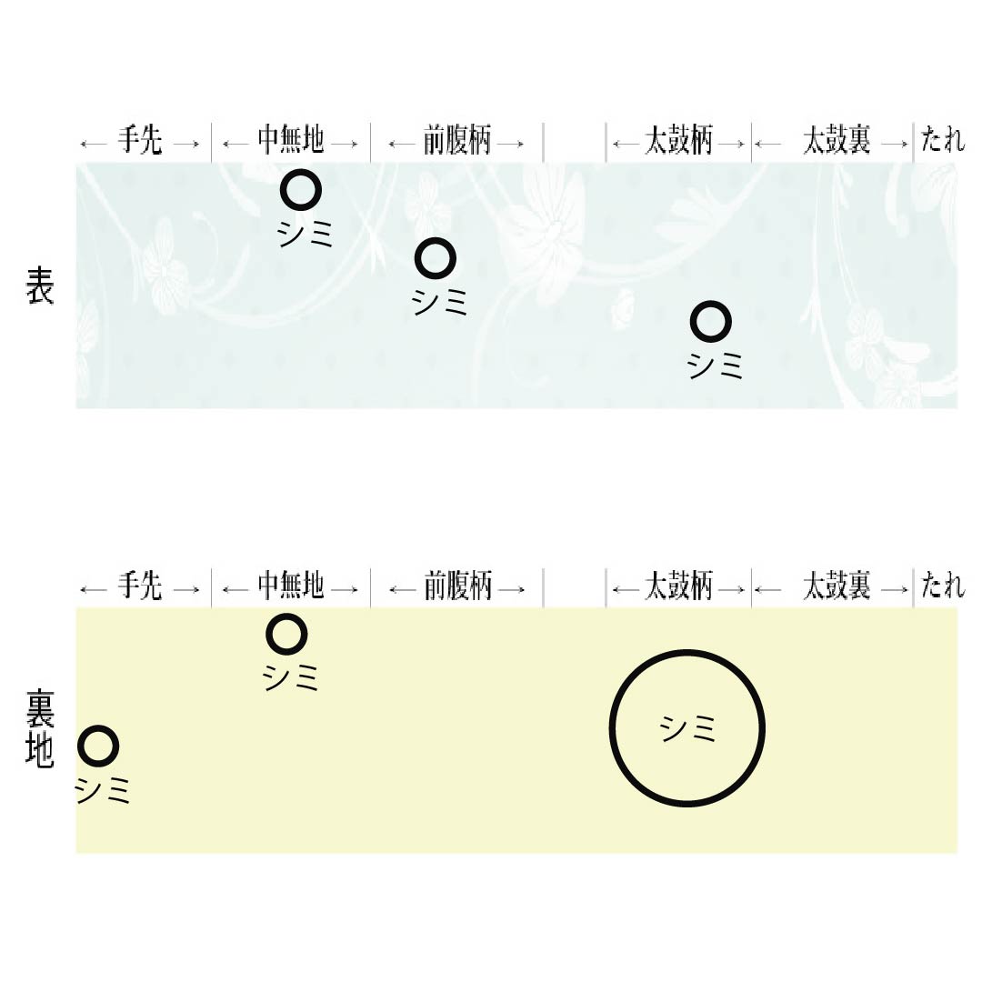 名古屋帯 正絹 生成り色(きなりいろ) 夏帯 引箔 変わり菱 帯丈356cm Bランク ポイント柄 セミフォーマル クリーム系 1124008764315 名古屋仕立て