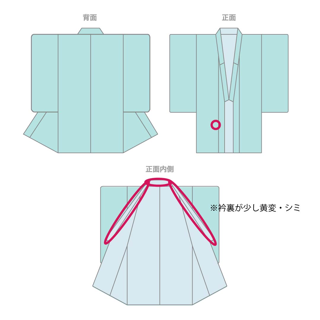 Summer Polyester Komon A Rank Length 162cm Sleeve Length 63.5cm Tsubosumire-iro (violet) Block Pattern Washable Kimono Ro Purple Series 1132003343420