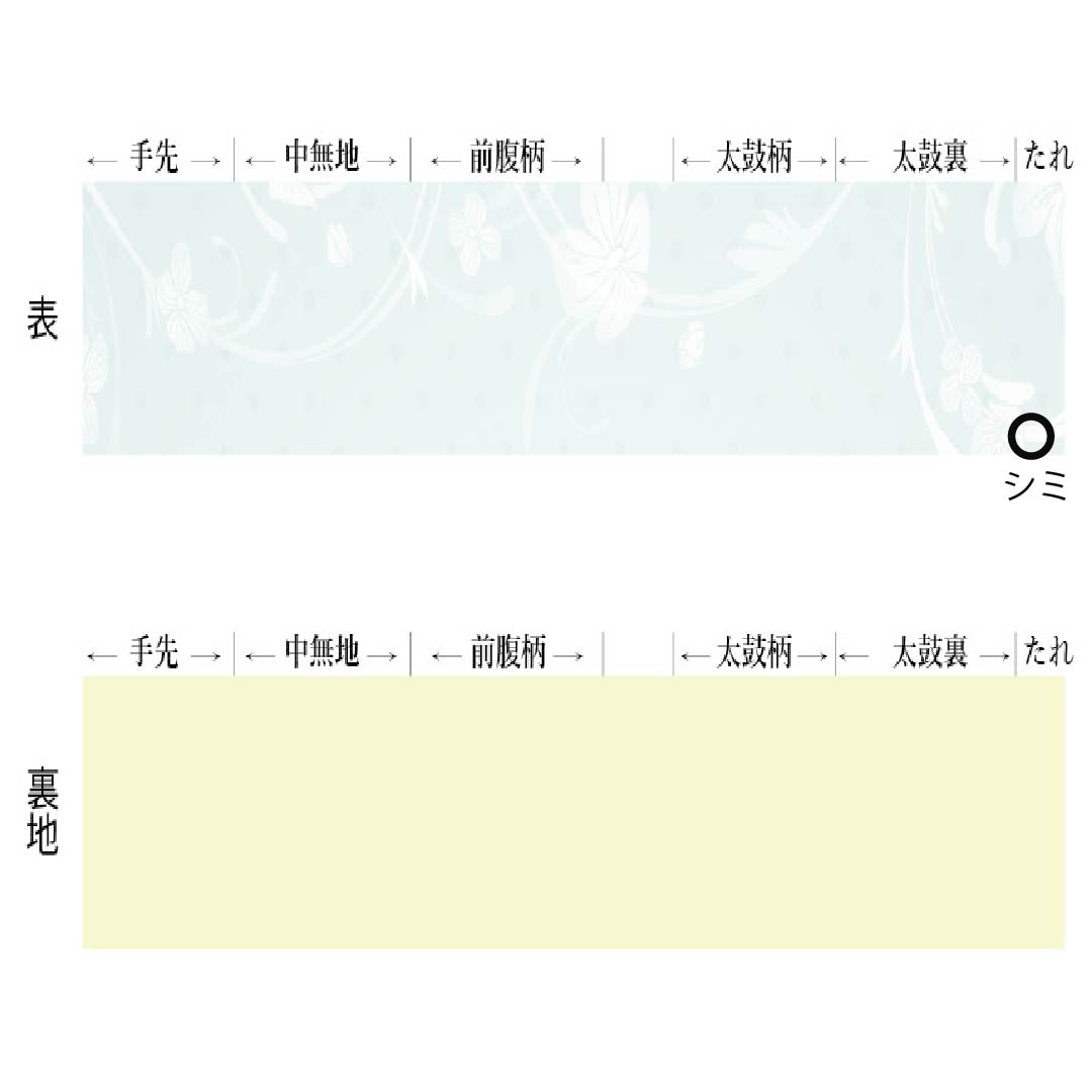 (未仕立)袋帯 正絹 Aランク 亀甲 振袖用 吉祥文様 桐 帯丈420cm 六通 フォーマル 金系 1123014203321