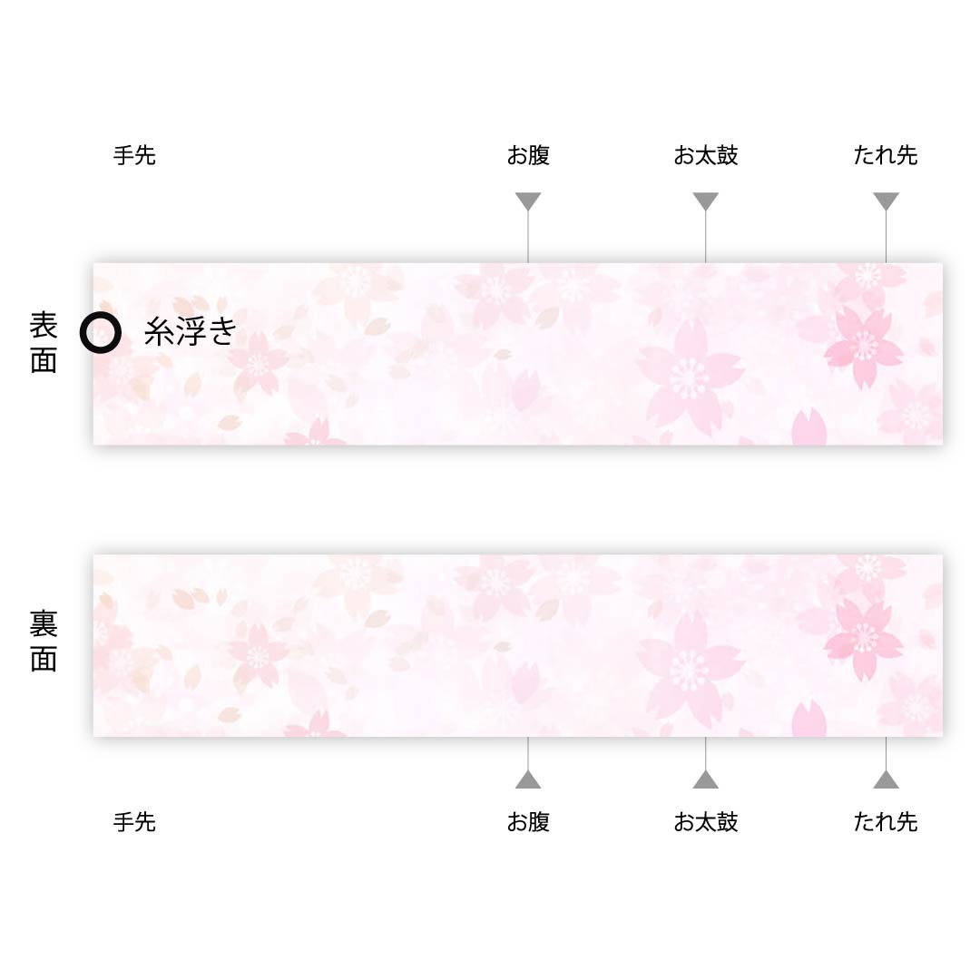 Fukuro Obi, Pure Silk, Gold, Twisted Plum and Cherry Blossom, Length 450cm, A Rank, Six-way, Formal, Gold, 1123011483421