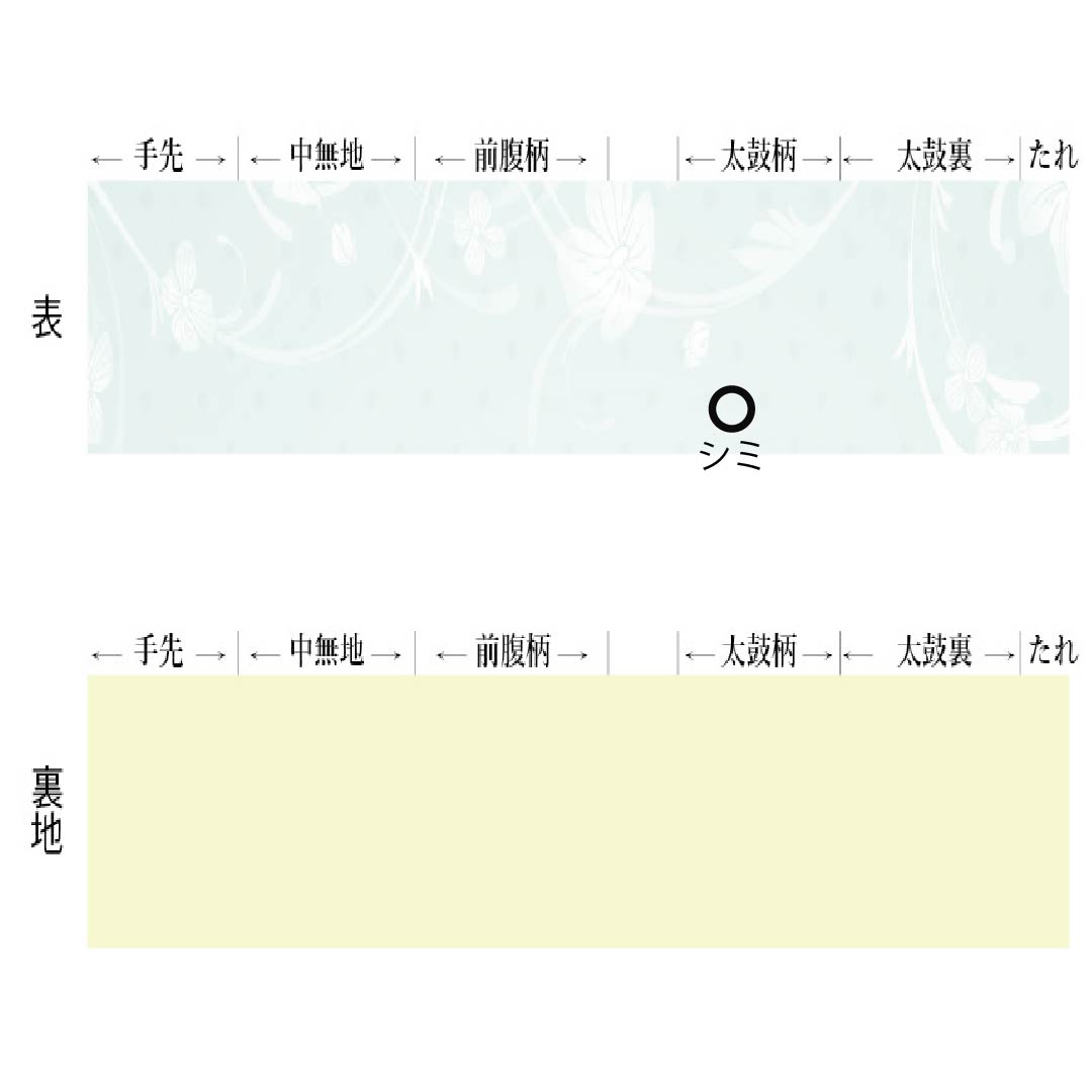 袋帯 正絹 Sランク 夏帯 花柄 撫子 桔梗 帯丈440cm ポイント柄 セミフォーマル 白系 1123017482311